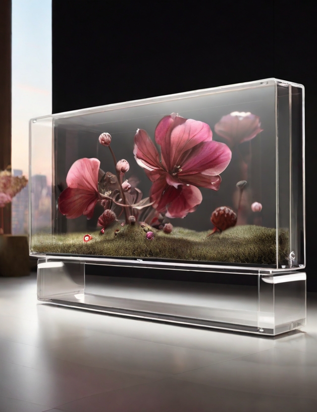 LG reveals "world's first" wireless transparent OLED TV